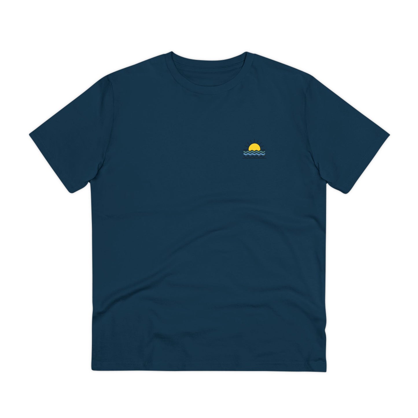 Breathable Unisex Sunset T-Shirt, designed for comfort and sustainability.