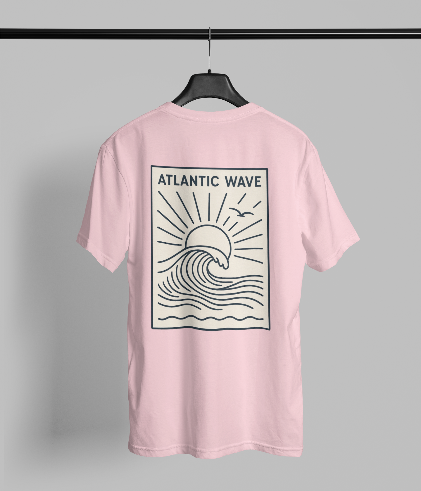 Casual unisex t-shirt evoking beach and coastal lifestyle.