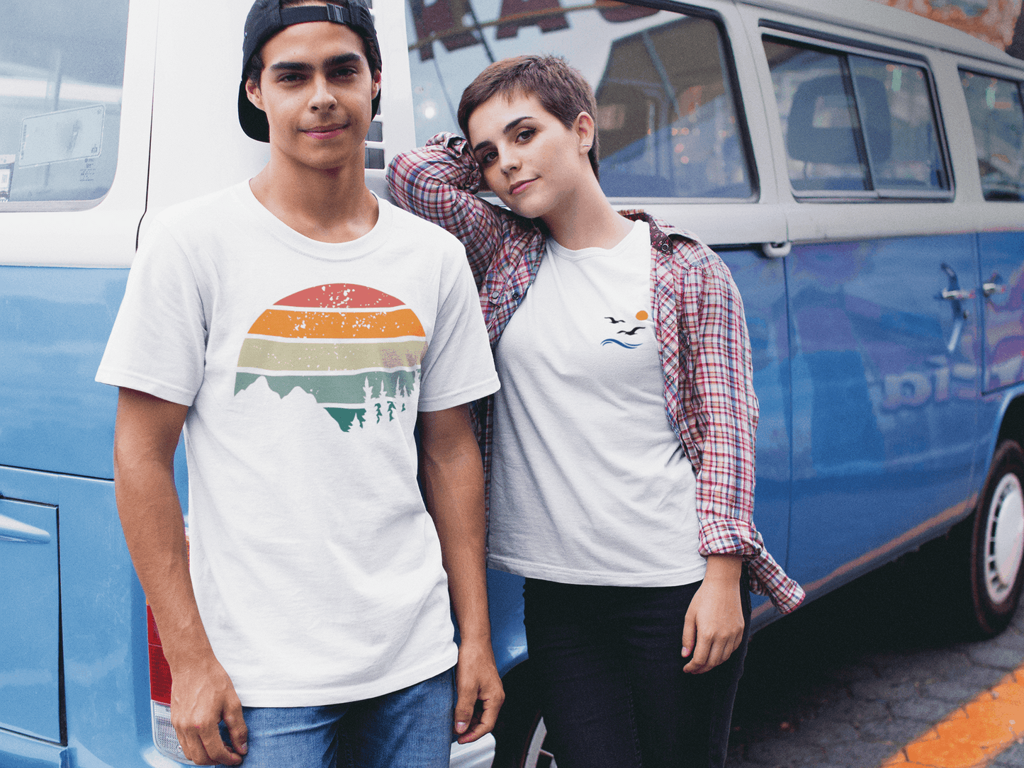 Gaivota - Minimal Unisex T-Shirt - Atlantic Wave