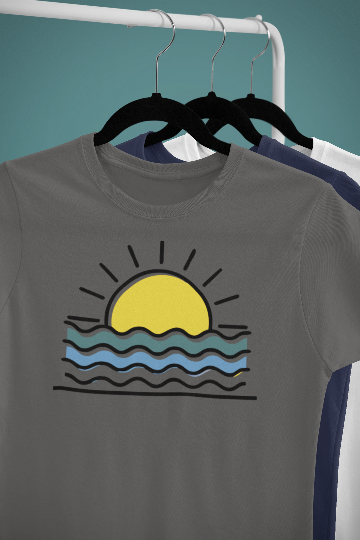 Lightweight Sunset Over the Atlantic T-Shirt, great for warm-weather adventures.