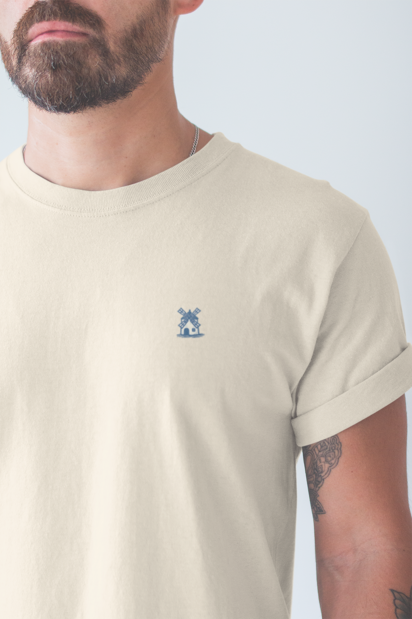 Sustainable shirt inspired by Portugal’s rural windmills.