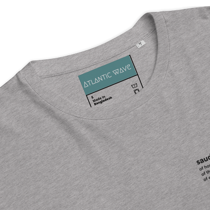 Surf and city style t-shirt with Portuguese typography