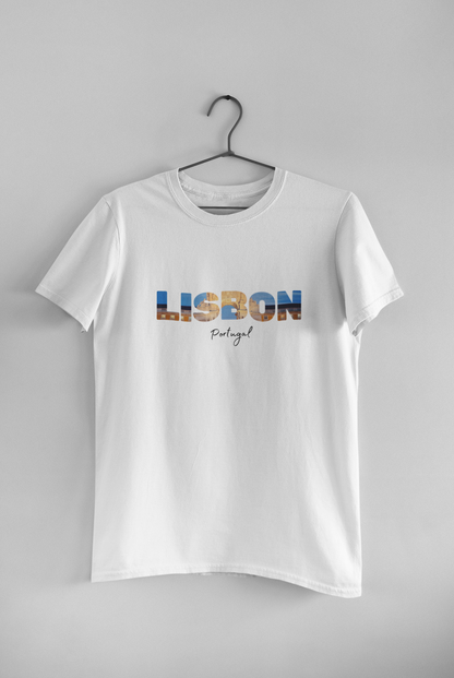 🌟Lisbon Pastel Nata, Azulejos, Torre de Belem und Electrico T-Shirt